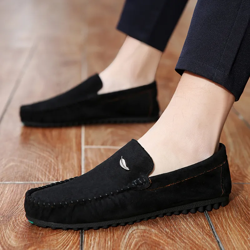 Black tailed Deer Loafers Men's-5