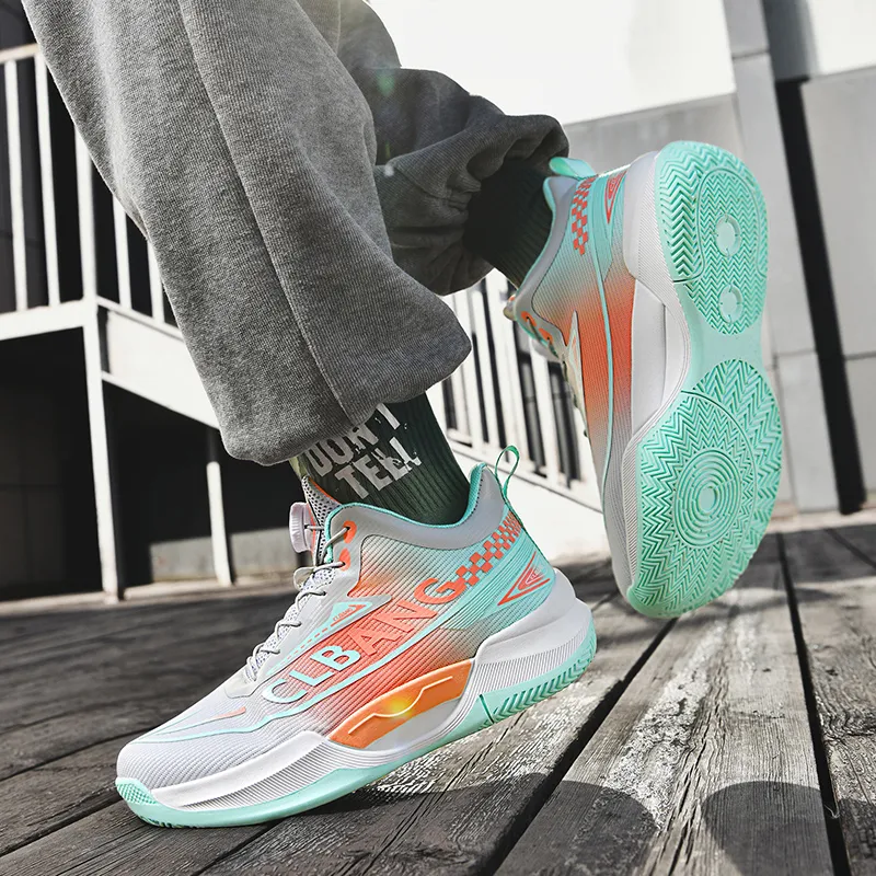 Black tailed Deer Shock Absorbers With Slip Resistant And Abrasion Resistant Properties Mid Top Basketball Shoes Unisex-5
