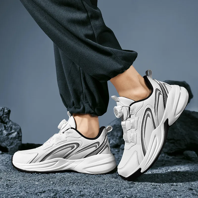 Black tailed Deer Cushioning Slip Resistant Coverage Mid Top Casual Running Shoes Unisex-19