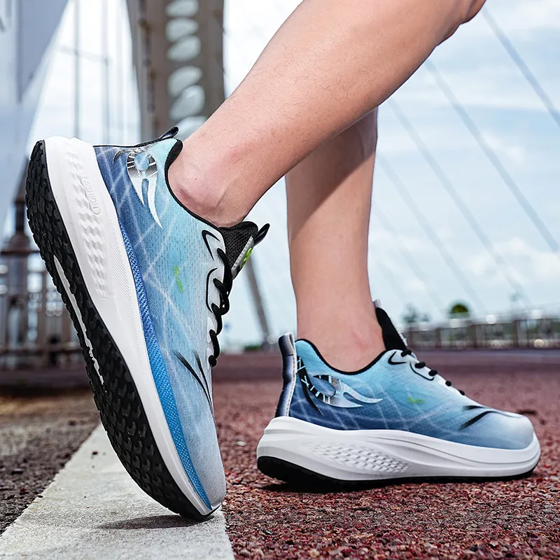 Black tailed Deer Slip Resistant, Breathable, Lightweight Low Top Casual Running Shoes Men's-22