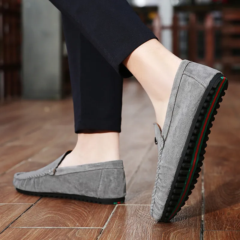Black tailed Deer Loafers Men's-14