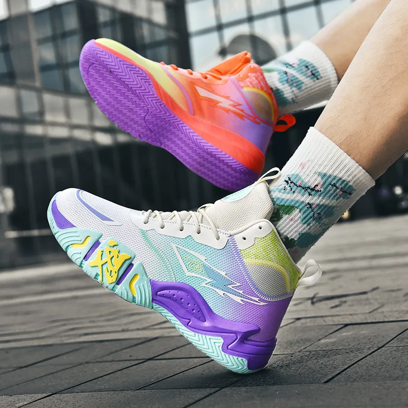 Black tailed Deer Shock Absorbers With Slip Resistant And Abrasion Resistant Properties Mid Top Basketball Shoes Unisex-25