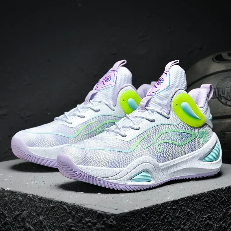 Black tailed Deer Shock Absorbers Slip Resistant, Abrasion Resistant, Breathable Mid Top Basketball Shoes Unisex-18