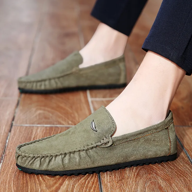 Black tailed Deer Loafers Men's-11