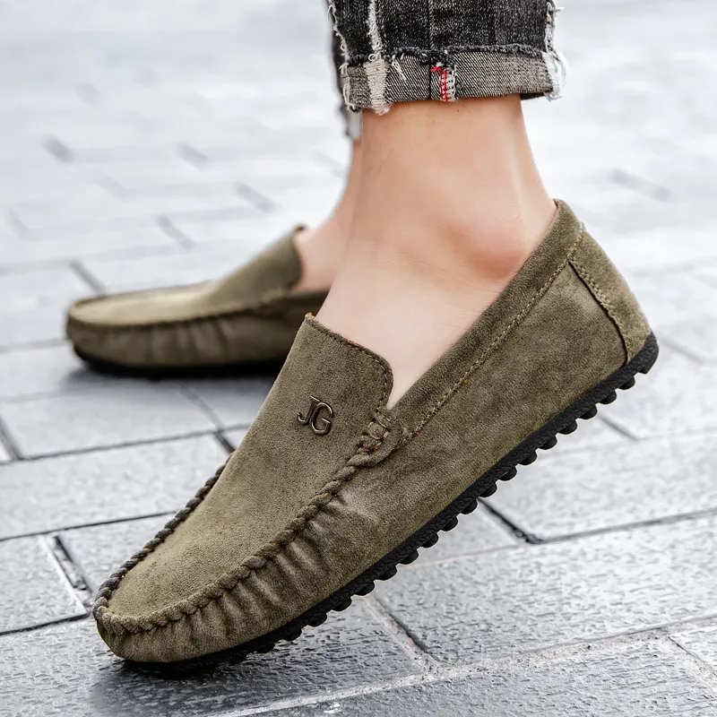 Black tailed Deer Loafers Men's-9