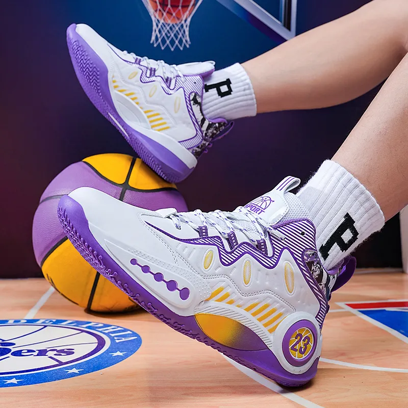 Black tailed Deer Shock Absorbers With Slip Resistant And Abrasion Resistant Properties Low Top Basketball Shoes Unisex-3
