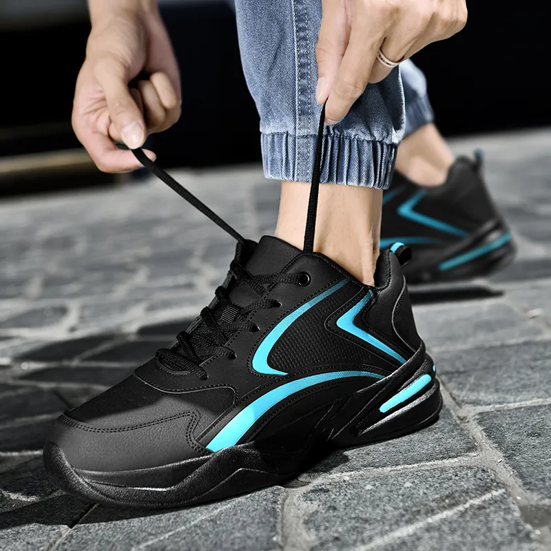 Black tailed Deer Cushioning, Slip Resistant, And Abrasion Resistant Mid Top Casual Running Shoes Men's-17