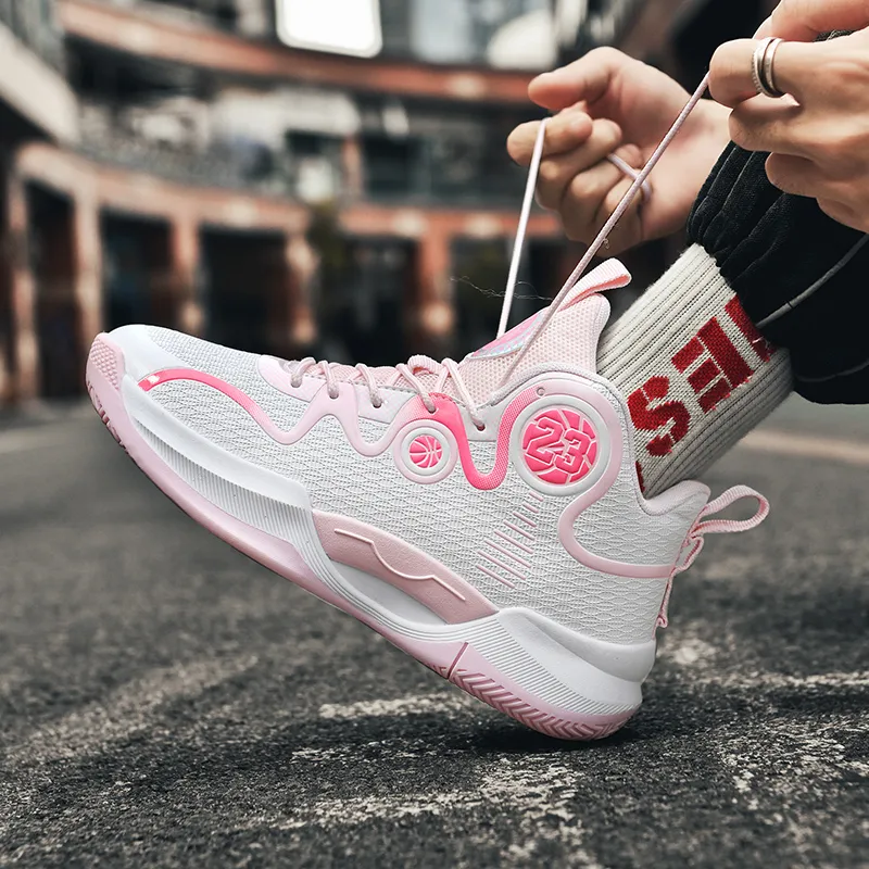 Black tailed Deer Cushioning, Slip Resistant, And Abrasion Resistant High Top Basketball Shoes Unisex-6