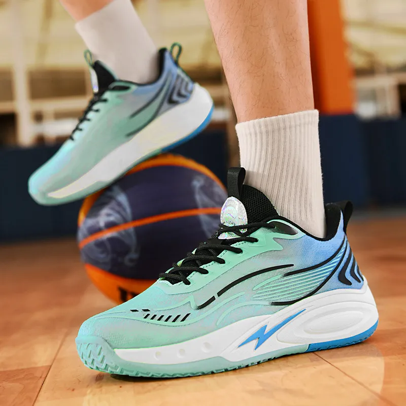 Black tailed Deer Anti Slip Wear Resistant Mid Top Basketball Shoes Unisex-10