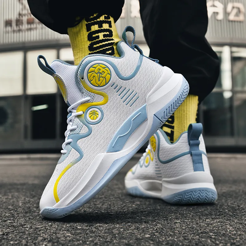 Black tailed Deer Cushioning, Slip Resistant, And Abrasion Resistant High Top Basketball Shoes Unisex-10