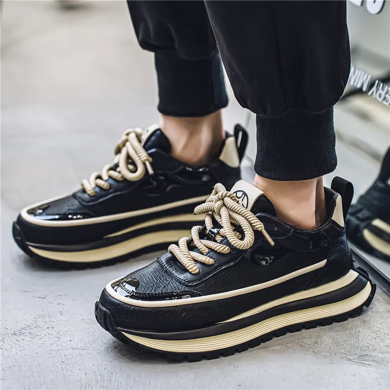 Black tailed Deer Slip Resistant And Breathable Low Top Casual Shoes Men's-18
