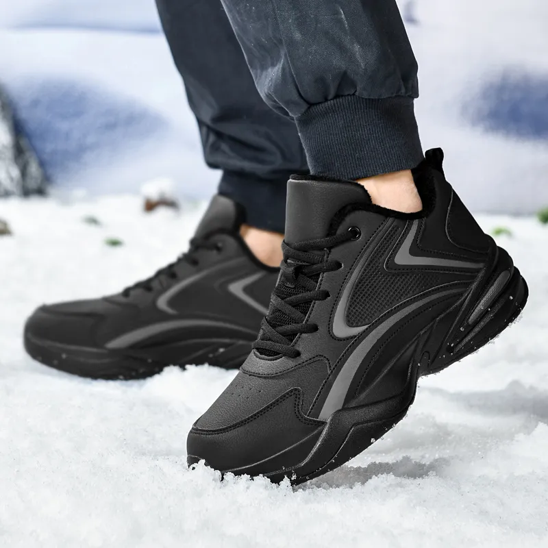 Black tailed Deer Cushioning, Slip Resistant, And Abrasion Resistant Mid Top Casual Running Shoes Men's-33