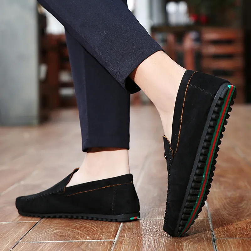 Black tailed Deer Loafers Men's-2