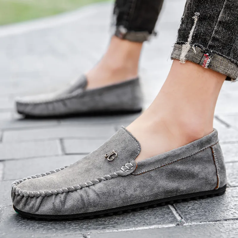 Black tailed Deer Loafers Men's-17