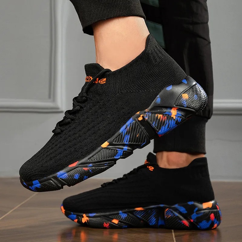 Black tailed Deer Breathable And Lightweight Low Top Casual Running Shoes Unisex-34