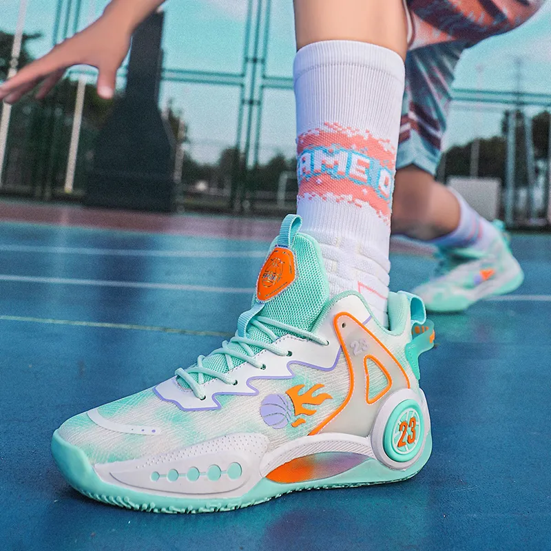 Black tailed Deer Shock Absorbers With Slip Resistant And Abrasion Resistant Properties Mid Top Basketball Shoes Unisex-11