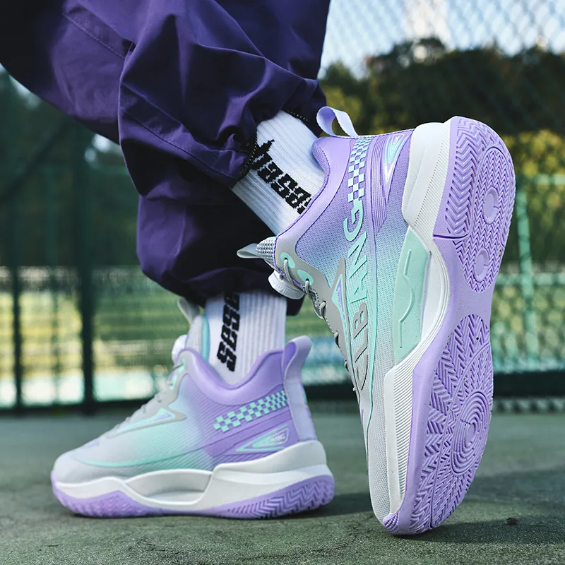 Black tailed Deer Shock Absorbers With Slip Resistant And Abrasion Resistant Properties Mid Top Basketball Shoes Unisex-8