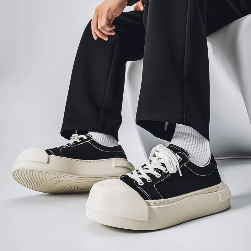 Black tailed Deer Slip Resistant, Breathable, Lightweight Low Top Skateboard Shoes Men's-9