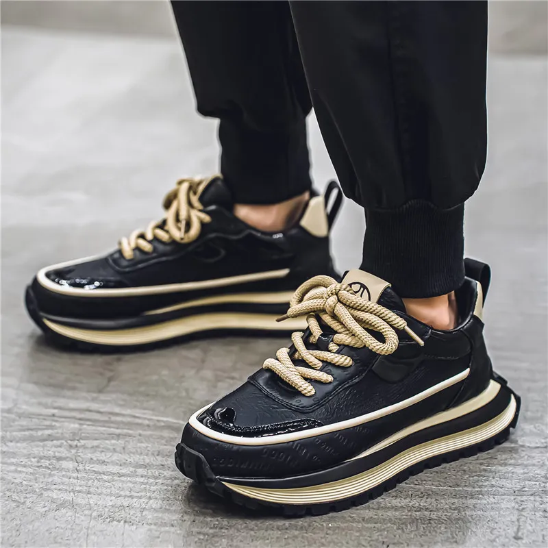 Black tailed Deer Slip Resistant And Breathable Low Top Casual Shoes Men's-20