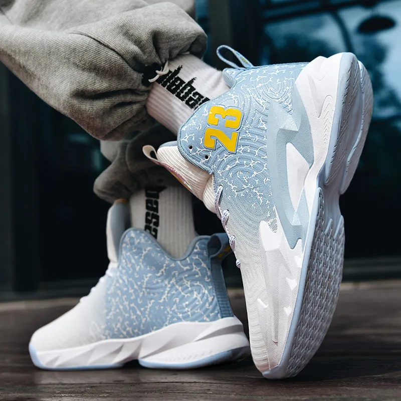 Black tailed Deer Shock Absorbers With Slip Resistant And Abrasion Resistant Properties Mid Top Basketball Shoes Unisex-10