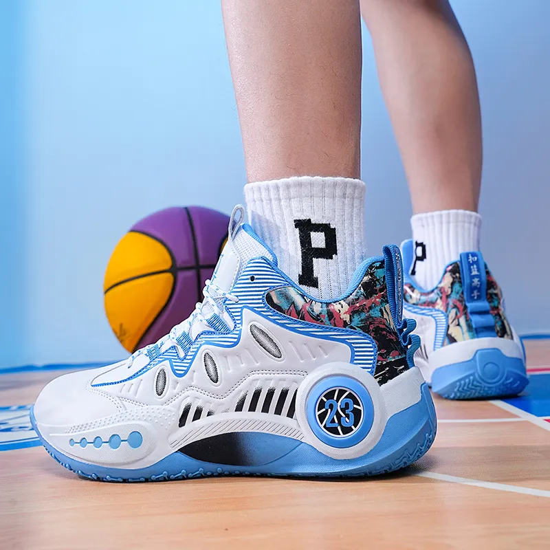 Black tailed Deer Shock Absorbers With Slip Resistant And Abrasion Resistant Properties Low Top Basketball Shoes Unisex-16