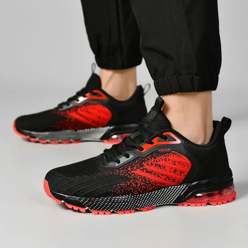 Black tailed Deer Slip Resistant And Breathable Low Top Air Cushion Casual Running Shoes Men's-16