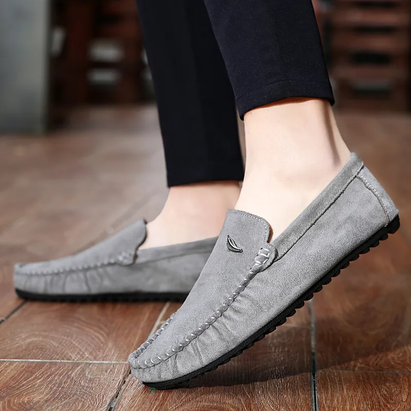 Black tailed Deer Loafers Men's-16