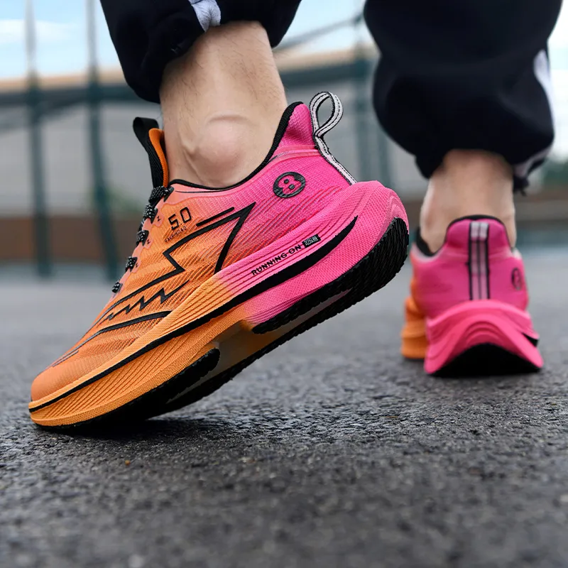 Black tailed deer Running Shoes Unisex Low Top Spring Green/Sunrise/Obsidian/Electric Glow/Flint Stones/Nightfall-26