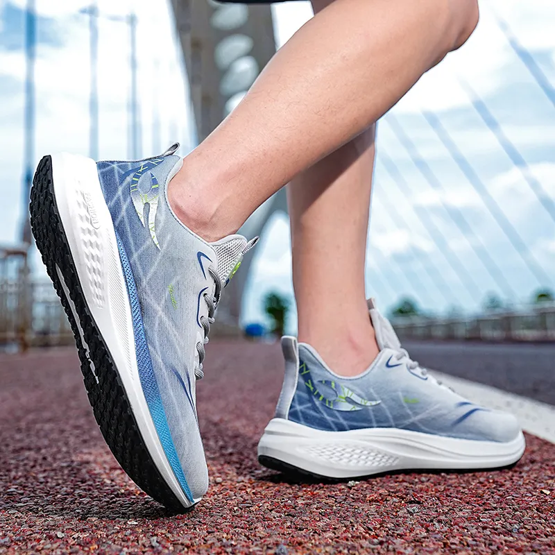 Black tailed Deer Slip Resistant, Breathable, Lightweight Low Top Casual Running Shoes Men's-12