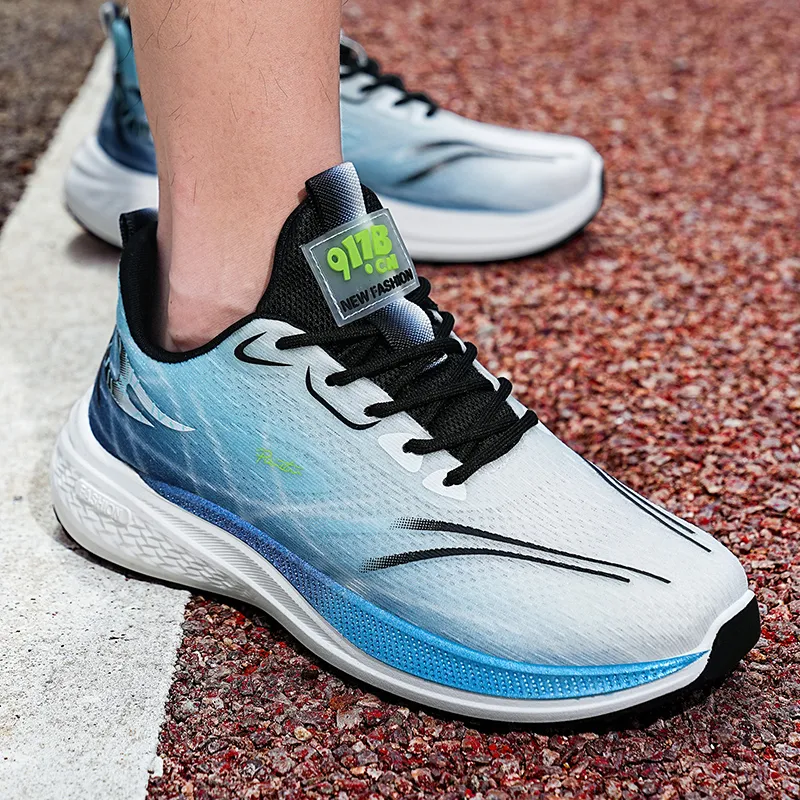 Black tailed Deer Slip Resistant, Breathable, Lightweight Low Top Casual Running Shoes Men's-21