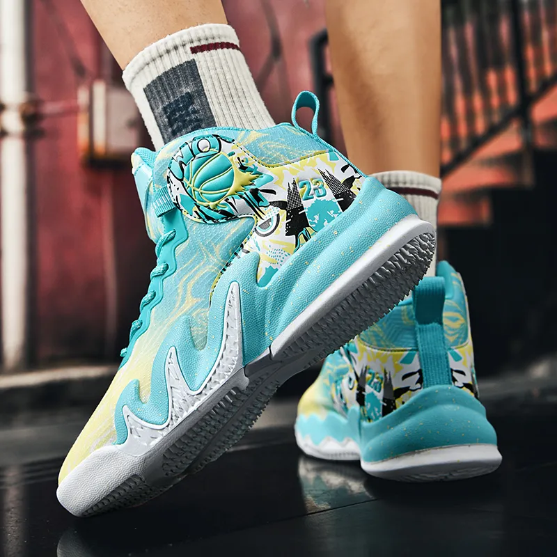 Black tailed Deer Shock Absorbers With Slip Resistant And Abrasion Resistant Properties Mid Top Basketball Shoes Unisex-23