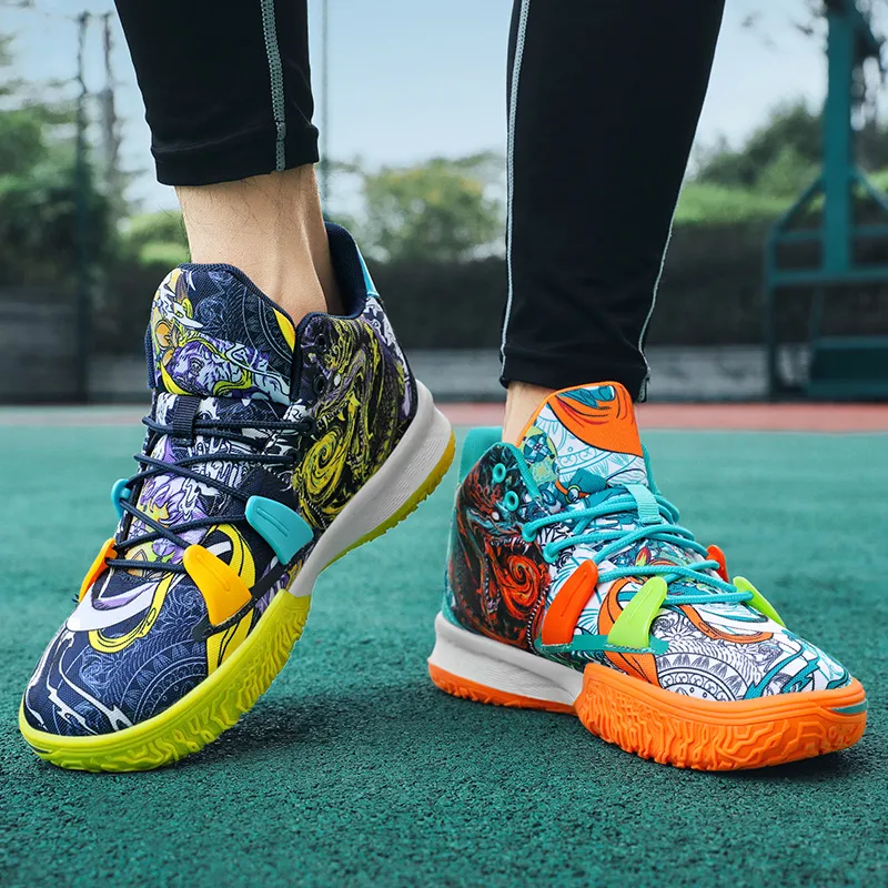 Black tailed Deer Slip Resistant, Abrasion Resistant, Breathable Mid Top Basketball Shoes Unisex-25