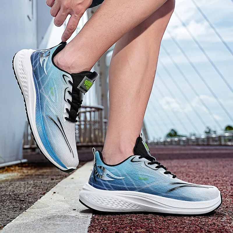 Black tailed Deer Slip Resistant, Breathable, Lightweight Low Top Casual Running Shoes Men's-20