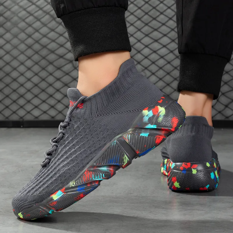 Black tailed Deer Breathable And Lightweight Low Top Casual Running Shoes Unisex-21