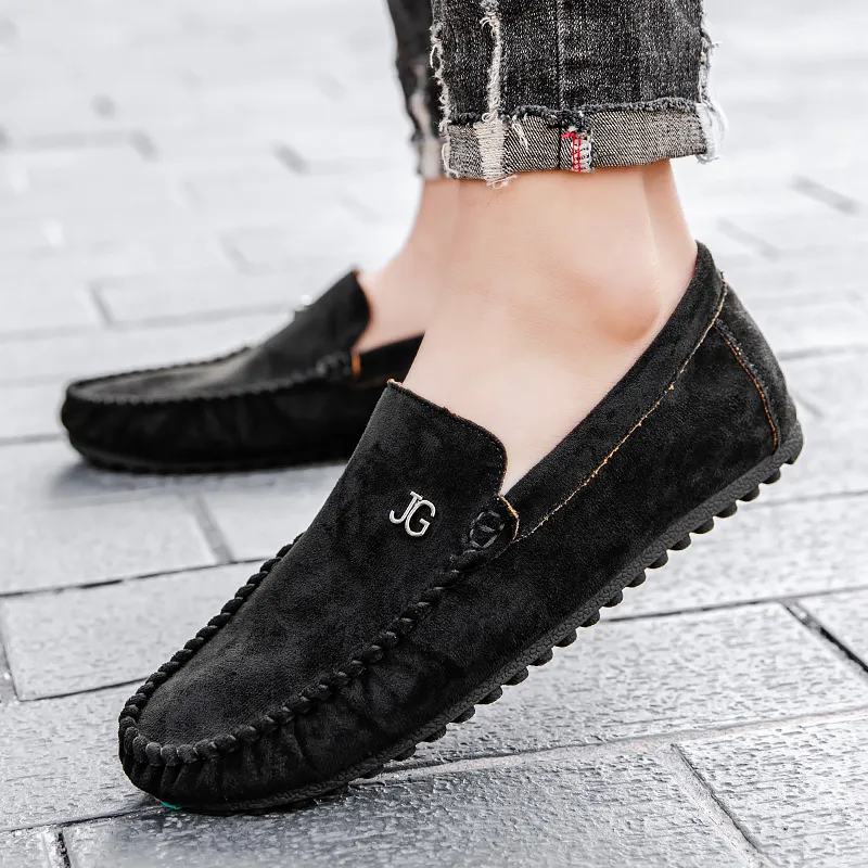 Black tailed Deer Loafers Men's-3