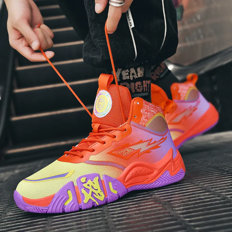 Black tailed Deer Shock Absorbers With Slip Resistant And Abrasion Resistant Properties Mid Top Basketball Shoes Unisex-18