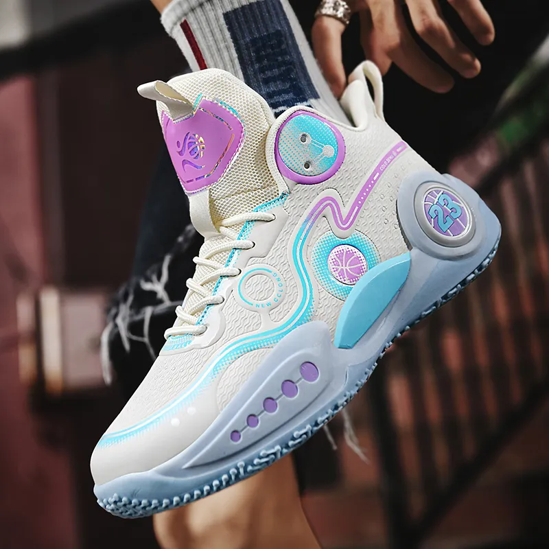 Black tailed Deer Cushioning, Slip Resistant, And Abrasion Resistant High Top Basketball Shoes Unisex-5