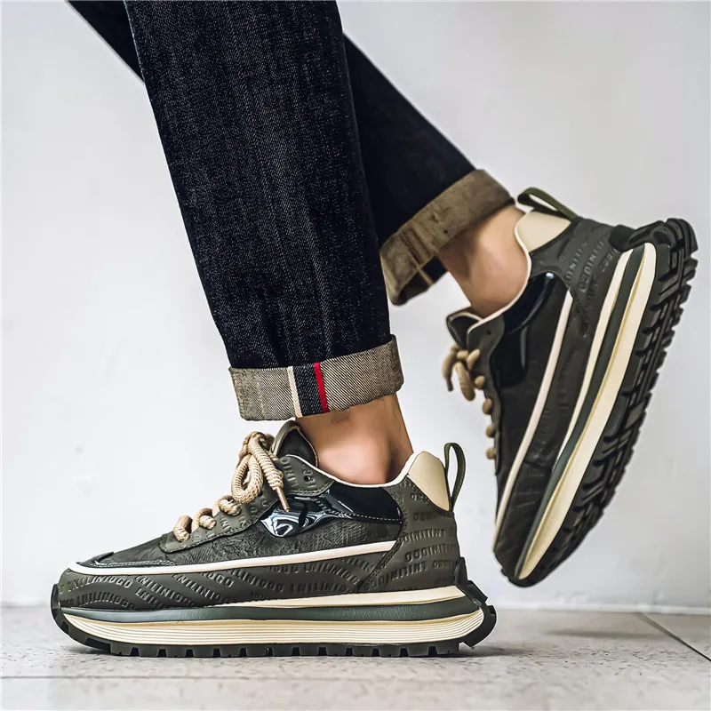 Black tailed Deer Slip Resistant And Breathable Low Top Casual Shoes Men's-11