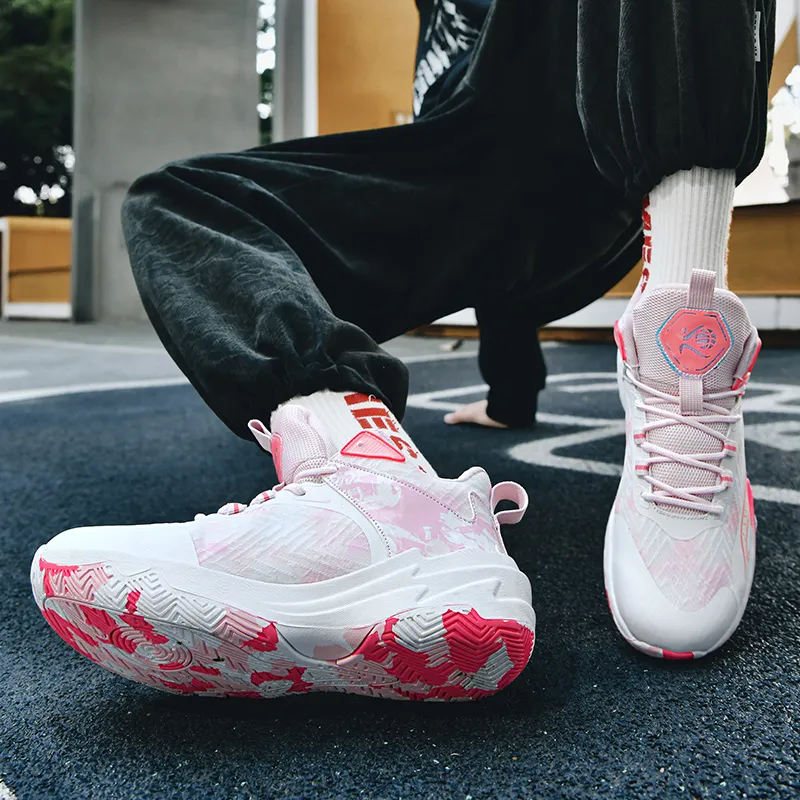 Black tailed Deer Shock Absorbers With Slip Resistant And Abrasion Resistant Properties Low Top Basketball Shoes Unisex-17