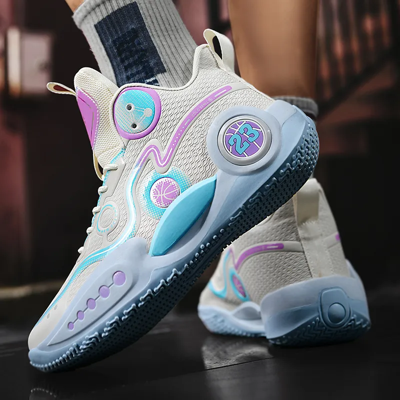 Black tailed Deer Cushioning, Slip Resistant, And Abrasion Resistant High Top Basketball Shoes Unisex-3
