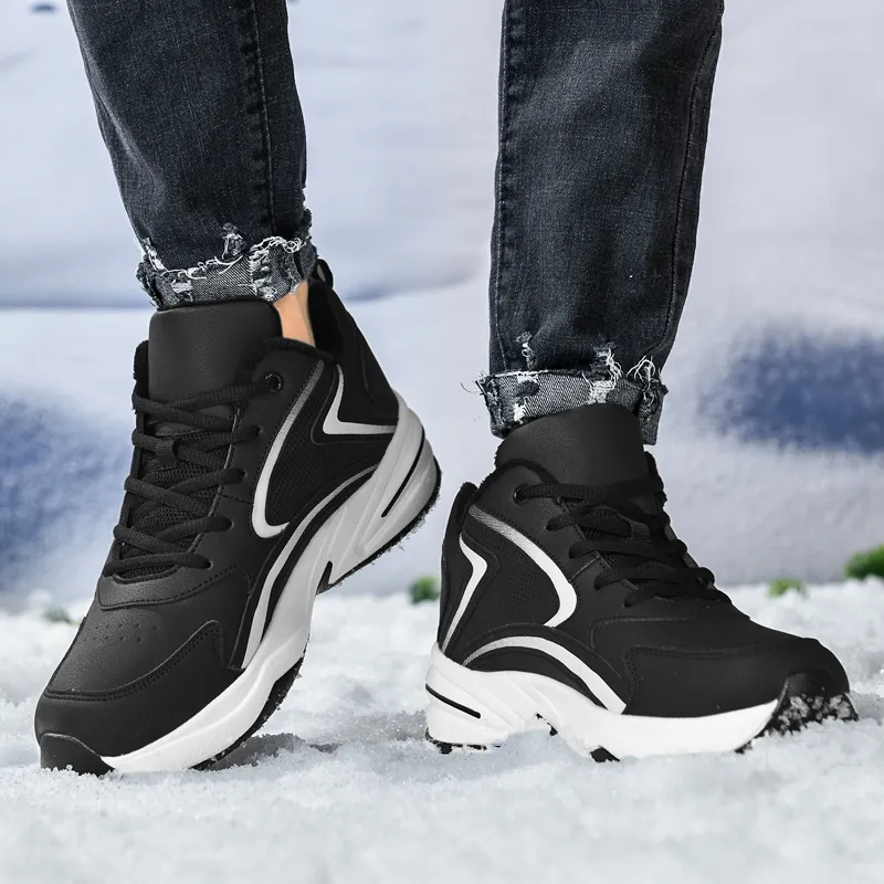 Black tailed Deer Cushioning, Slip Resistant, And Abrasion Resistant Mid Top Casual Running Shoes Men's-28