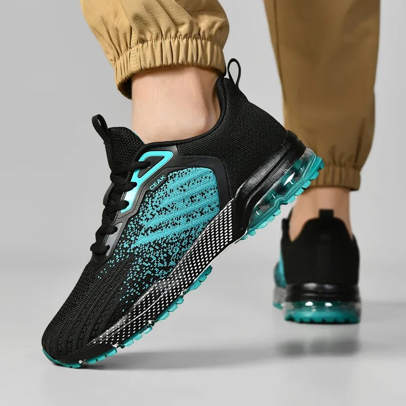 Black tailed Deer Slip Resistant And Breathable Low Top Air Cushion Casual Running Shoes Men's-9