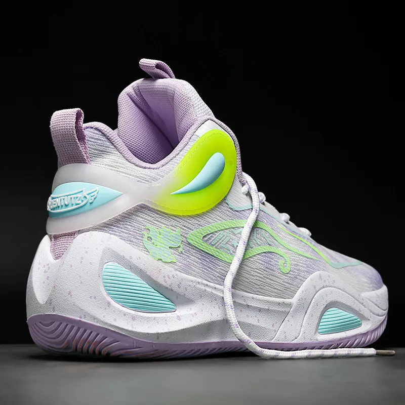 Black tailed Deer Shock Absorbers Slip Resistant, Abrasion Resistant, Breathable Mid Top Basketball Shoes Unisex-17