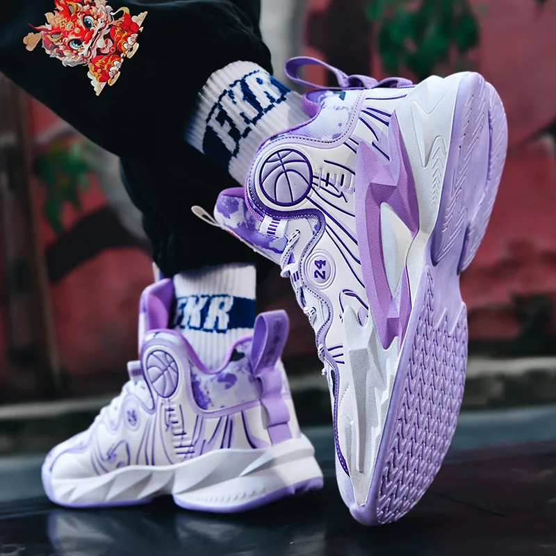 Black tailed Deer Cushioning, Slip Resistant, And Abrasion Resistant High Top Basketball Shoes Unisex-15