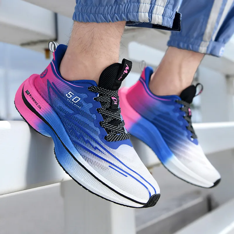 Black tailed deer Running Shoes Unisex Low Top Spring Green/Sunrise/Obsidian/Electric Glow/Flint Stones/Nightfall-23