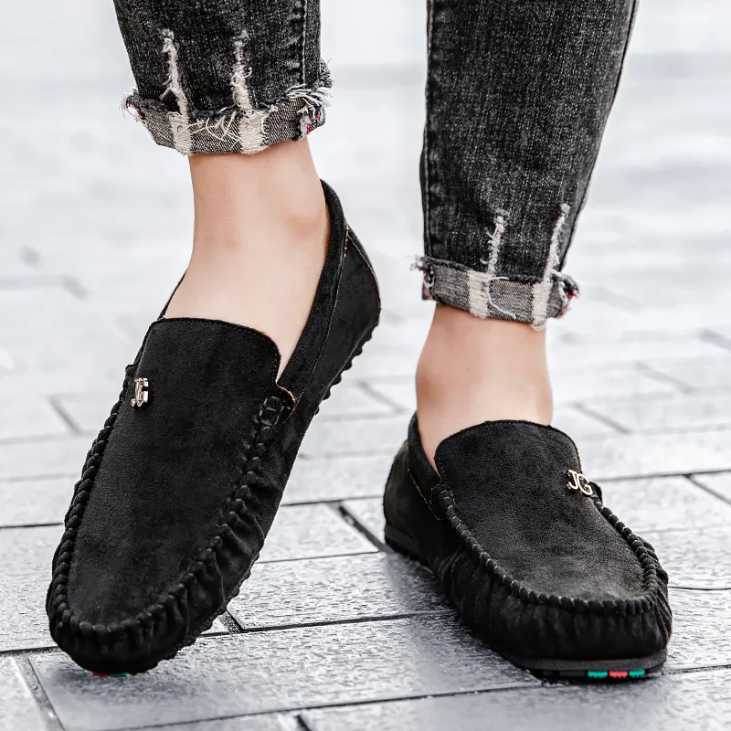 Black tailed Deer Loafers Men's-2