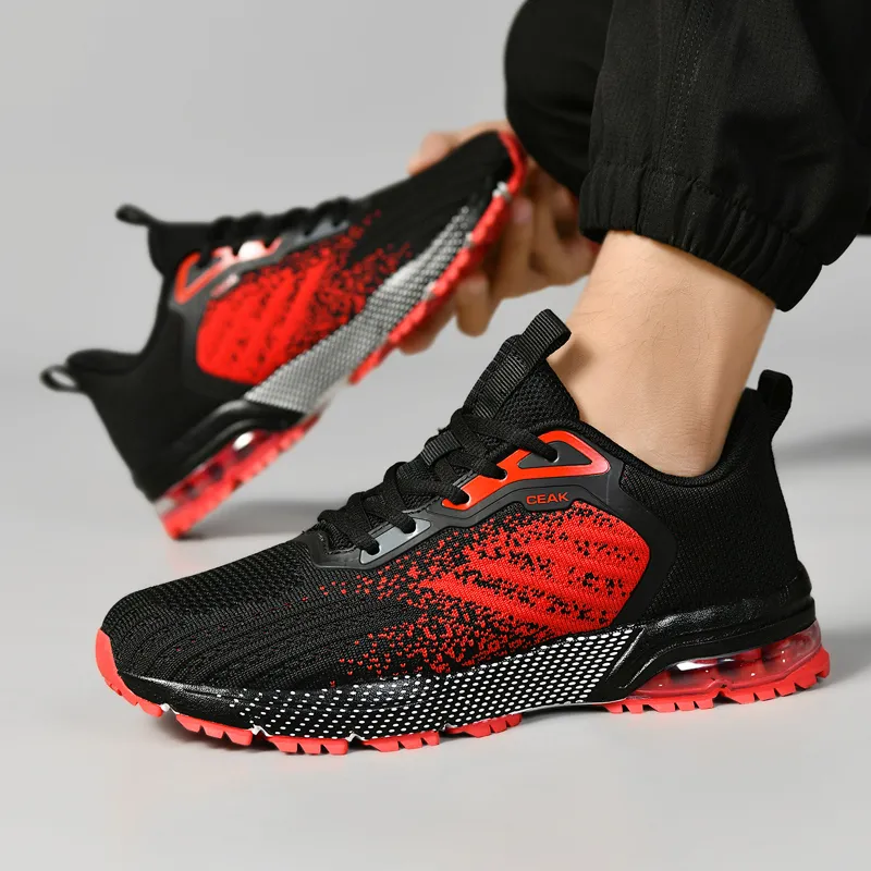 Black tailed Deer Slip Resistant And Breathable Low Top Air Cushion Casual Running Shoes Men's-14