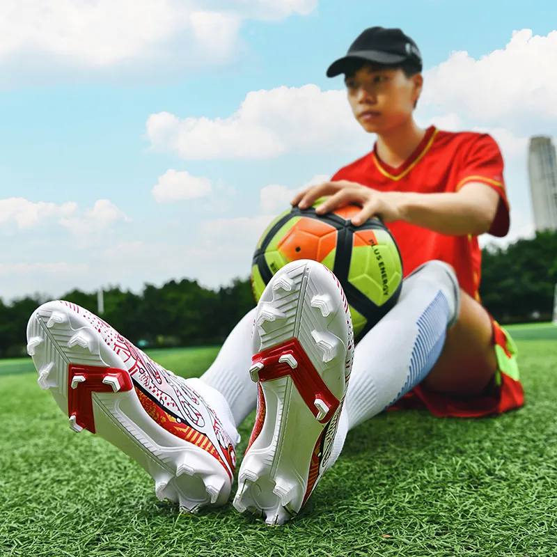Black tailed deer Soccer Shoes Unisex High Top Aqua/White Blue/White Red-20