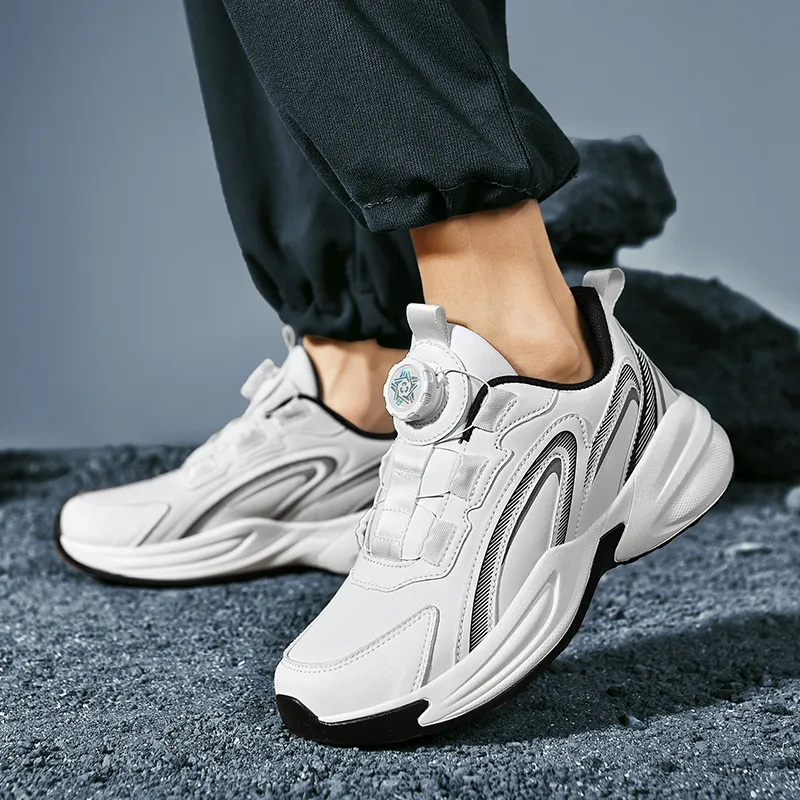 Black tailed Deer Cushioning Slip Resistant Coverage Mid Top Casual Running Shoes Unisex-18
