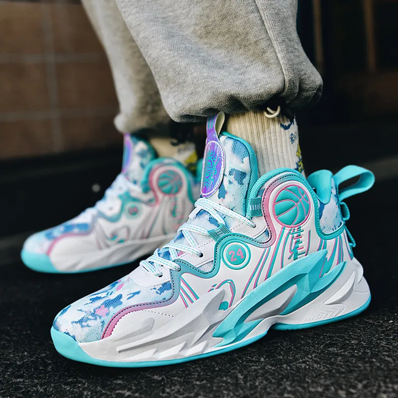 Black tailed Deer Cushioning, Slip Resistant, And Abrasion Resistant High Top Basketball Shoes Unisex-9